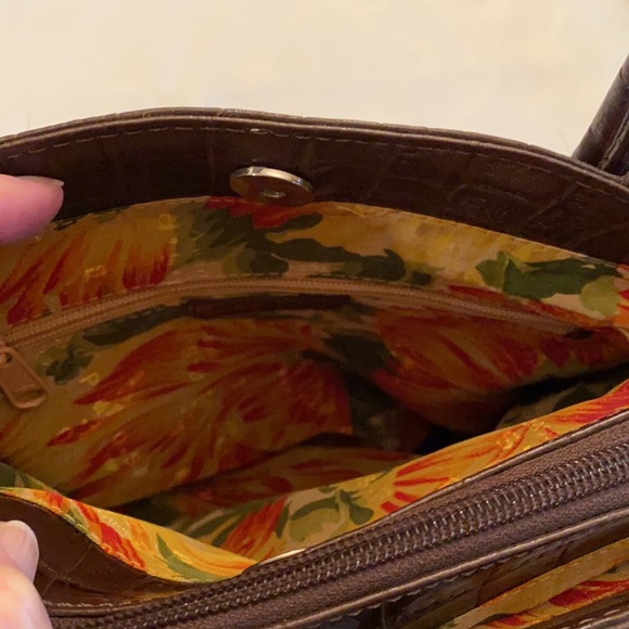 Osprey Brown Leather Handbag - Picture 6 of 8